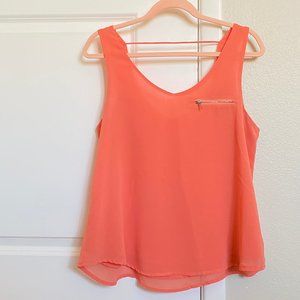 Tank top; Pink, Light weight